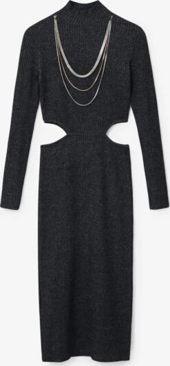 Desigual Robes En Jersey Robe LAYLA Femme Anthracite