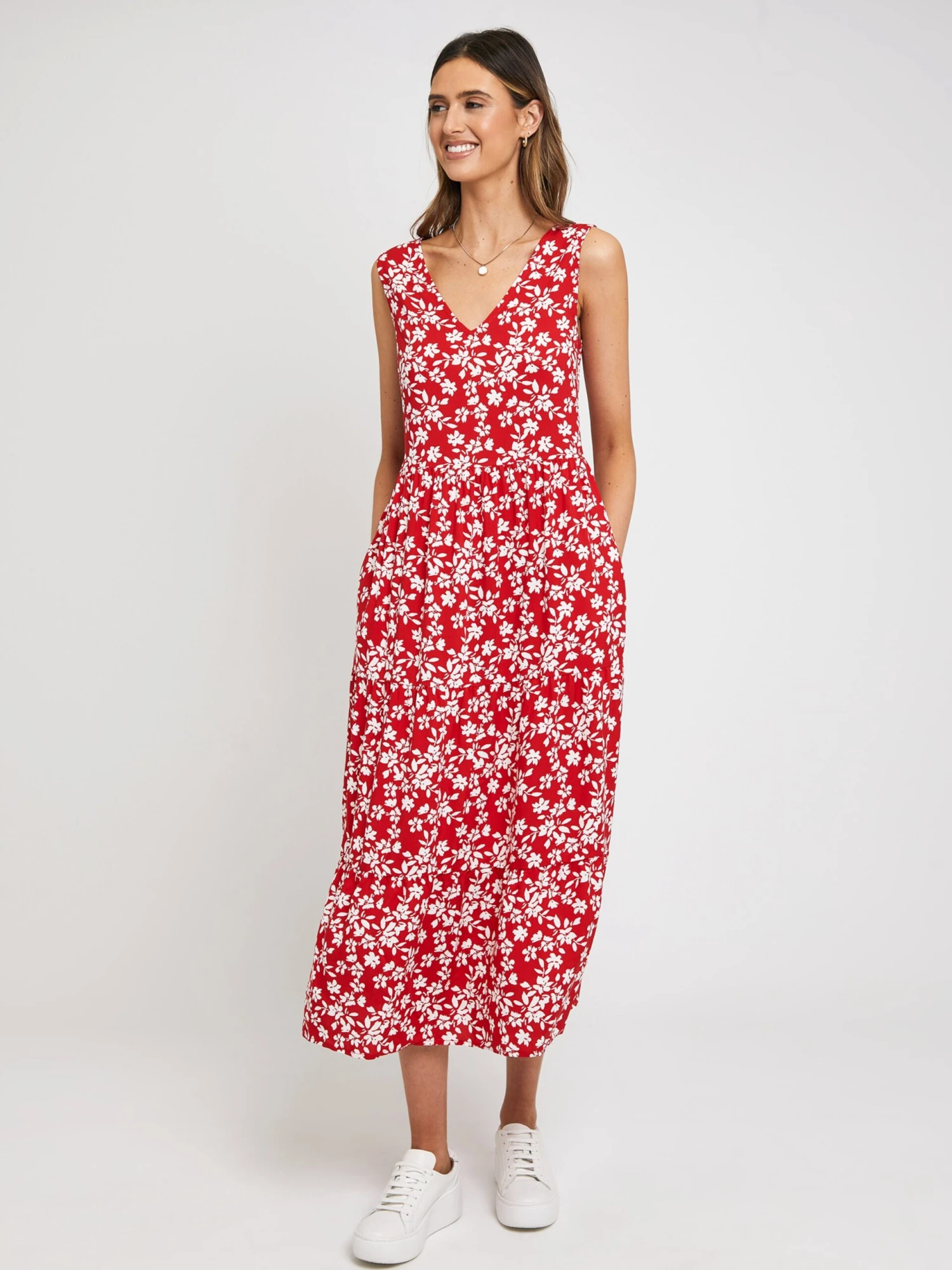 Threadbare Robes Dété Robe D’été Femme Rouge 4 Threadbare Robes Dété Robe D’été Femme Rouge – Image 2