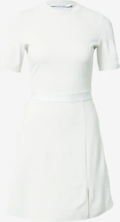 Calvin Klein Jeans Robes En Jersey Robe MILANO Femme Beige