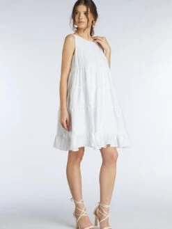 Robes Dété Robe D’été COLUMBINE Femme Blanc -Stil Femme Soldes Boutique a52ed4d5d2d5cf6360ddebe87162c114