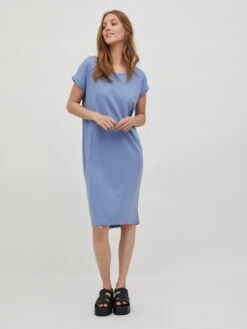 Vila Robes En Jersey Robe Dreamers Femme Bleu Clair 11 Vila Robes En Jersey Robe Dreamers Femme Bleu Clair -Stil Femme Soldes Boutique a56e1bd1d2151887528789c881157ea9