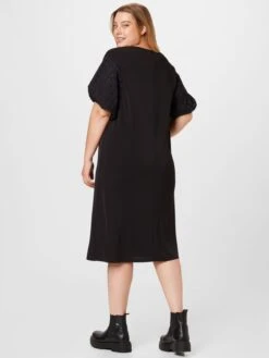 PERSONA BY MARINA RINALDI Robes En Jersey Robe ORZO Femme Noir -Stil Femme Soldes Boutique aab137f27bc9483b1122a5cf8a769df1