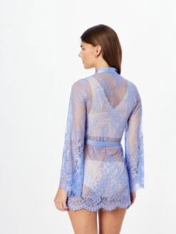 Hunkemöller Robes De Chambre Robe De Chambre Isabella Femme Bleu Ciel -Stil Femme Soldes Boutique aaf356ff594e700d2dff237d2bb1c38e