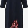 Ulla Popken Robes En Jersey Robe Femme Bleu Foncé -Stil Femme Soldes Boutique b0016fd309259f97f9f181b8ff4ef451