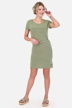 Robes En Jersey Robe ClarinaAK Femme Vert Clair -Stil Femme Soldes Boutique b173c49fdffd8b4368b55334ab56d503