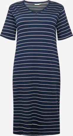 ONLY CARMAKOMA Robes En Jersey Robe FINE Femme Bleu Nuit