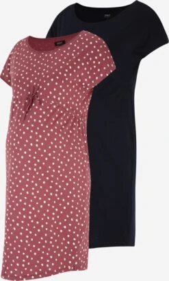 ONLY MATERNITY Robes Robe May Femme Bleu Nuit / Rouge Pastel