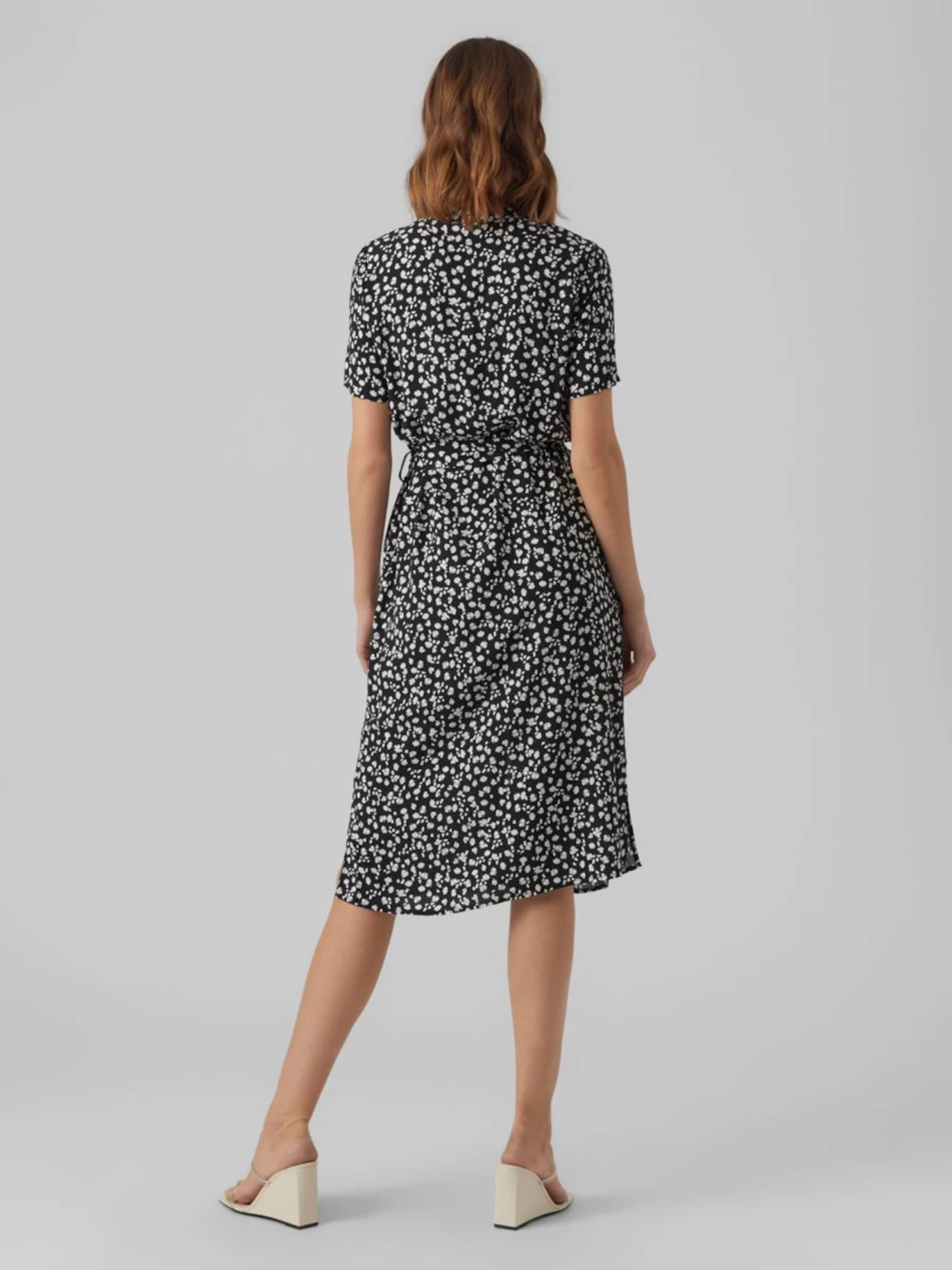 Vero Moda Robes Dété Robe D’été Vica Femme Noir 5 Vero Moda Robes Dété Robe D’été Vica Femme Noir – Image 3