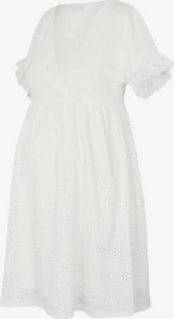Mamalicious Robes Robe Dinne Tess Femme Blanc