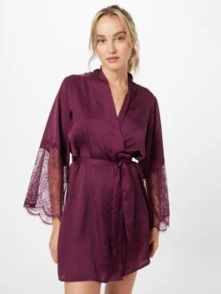 Hunkemöller Robes De Chambre Robe De Chambre Femme Violet -Stil Femme Soldes Boutique bbad40680dfe3a8aaf84e5e1bae9ce7e