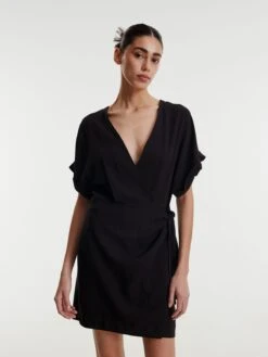 EDITED Robes Dété Robe D’été Elayne Femme Noir -Stil Femme Soldes Boutique be631660de66d81086416c217921cbd7