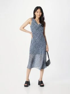 Abercrombie & Fitch Robes Dété Robe D’été Femme Bleu Fumé -Stil Femme Soldes Boutique c1642ba28a409d6fe3cb4a93ec16fb4d