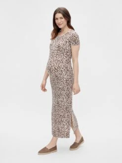 Mamalicious Robes En Jersey Robe Lenni Femme Marron / Blanc -Stil Femme Soldes Boutique c3b167fa922d9fd622482c0dc68b84fd