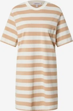 EDITED Robes En Jersey Robe Anina Femme Orange Pastel / Blanc