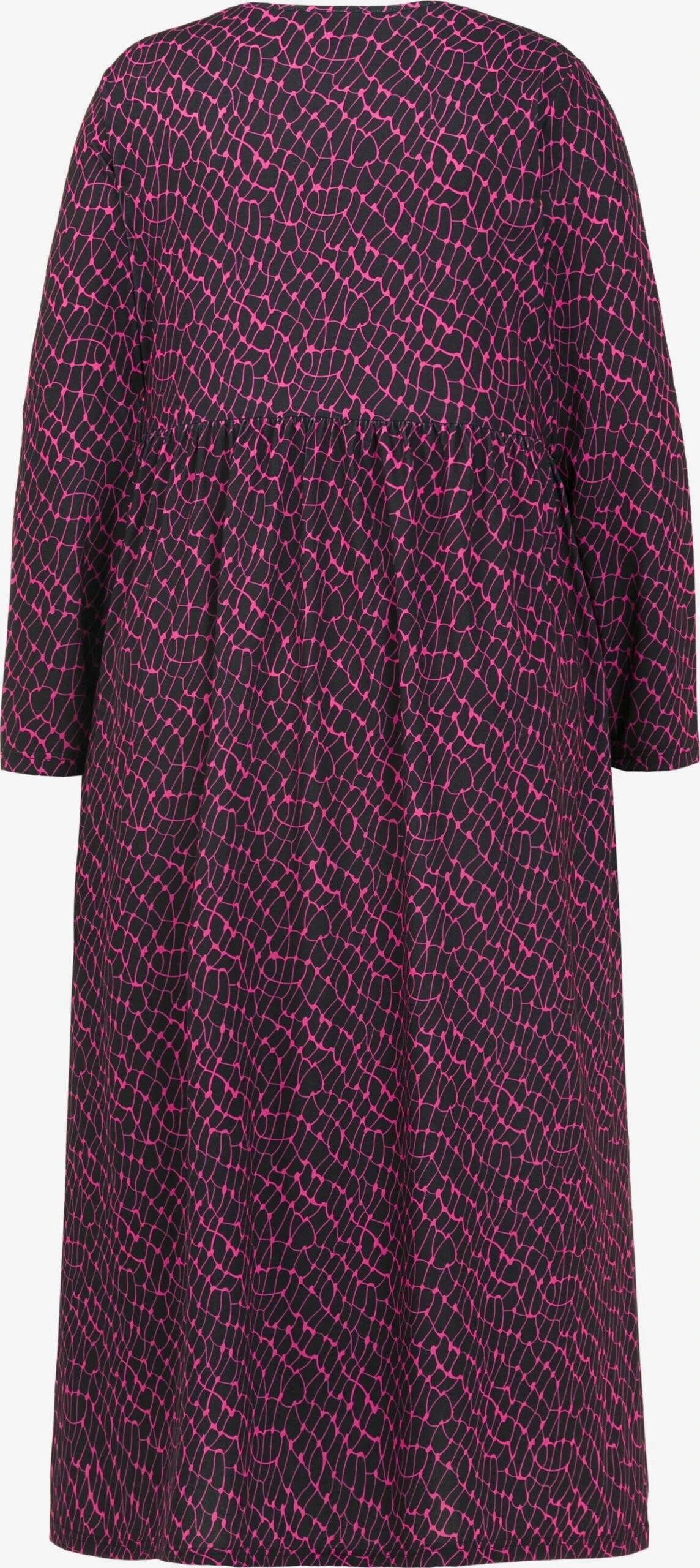 Ulla Popken Robes En Jersey Robe Femme Violet / Noir 4 Ulla Popken Robes En Jersey Robe Femme Violet / Noir – Image 2