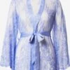 Hunkemöller Robes De Chambre Robe De Chambre Isabella Femme Bleu Ciel -Stil Femme Soldes Boutique c86987894b023ea21c5c05ea560092c0