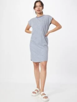 Robes En Jersey Robe Cari Femme Bleu-gris -Stil Femme Soldes Boutique c9010c7b5ff8f6e9faea235b4bbf528f