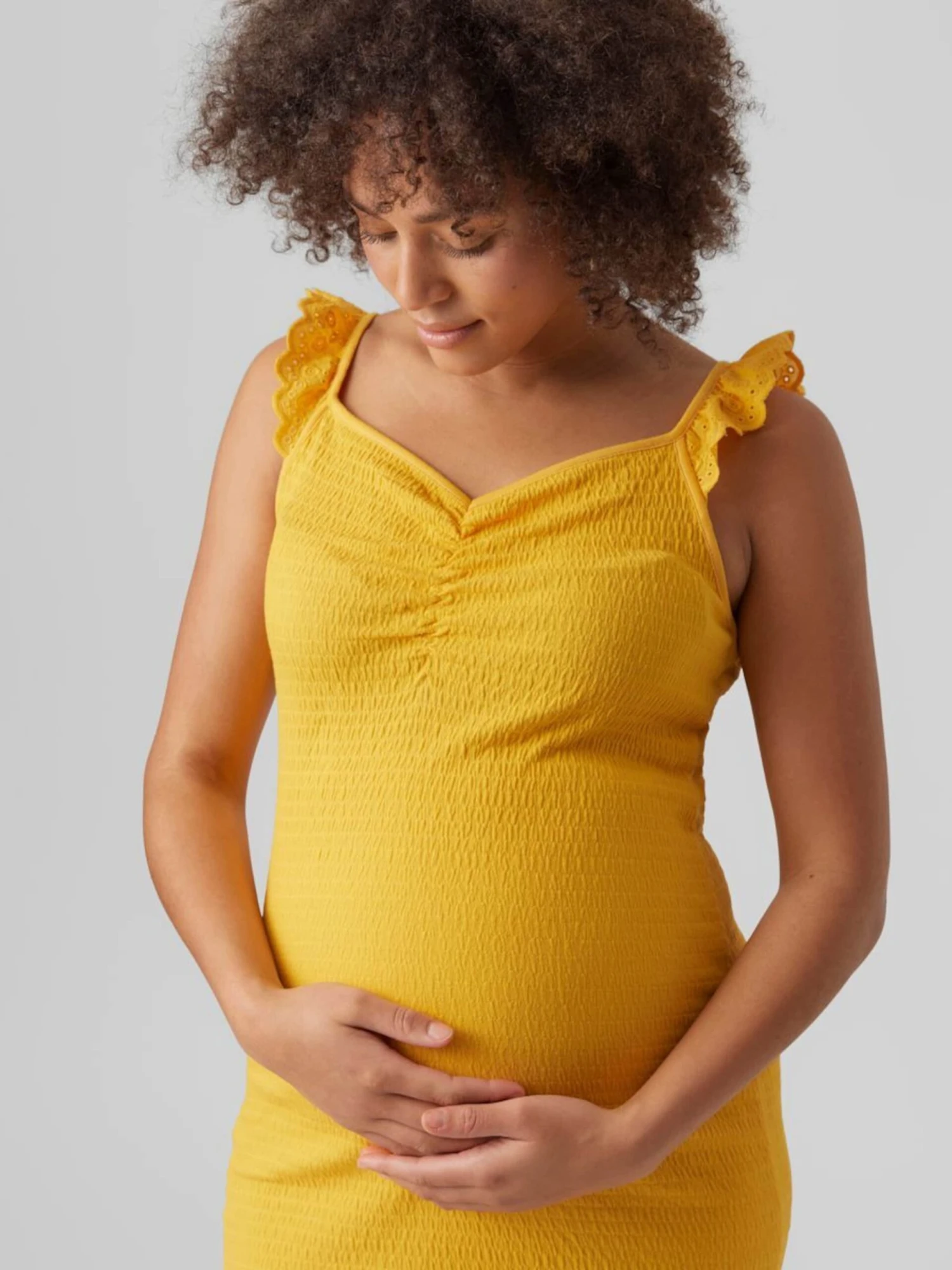 Mamalicious Robes Robe Linde Femme Jaune 5 Mamalicious Robes Robe Linde Femme Jaune – Image 4