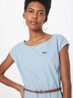 Robes Dété Robe D’été MelloAK Femme Bleu Clair -Stil Femme Soldes Boutique cbde659608dbf2d6801b7f7895896f92