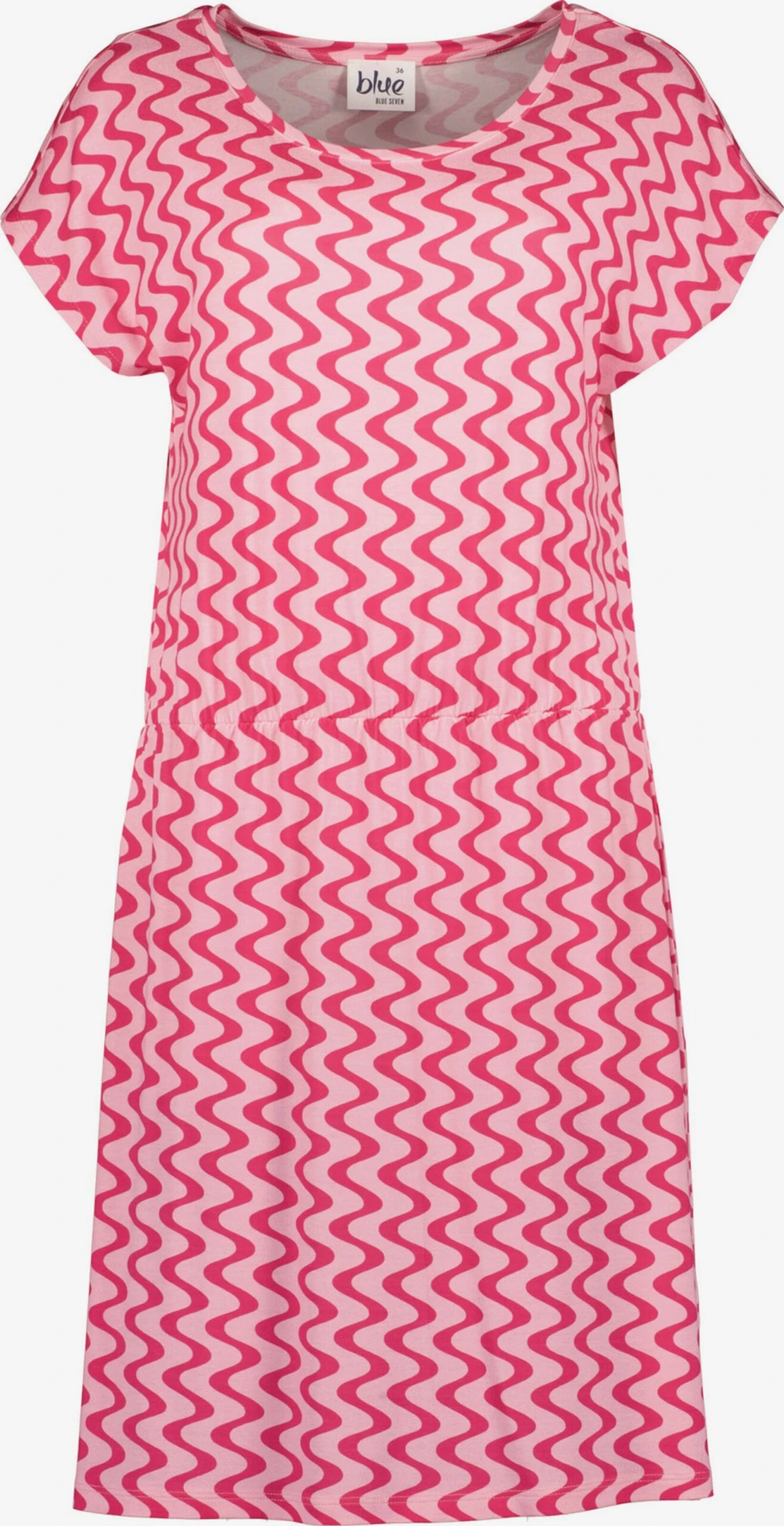 Blue Seven Robes En Jersey Robe Femme Rose / Magenta 3 Blue Seven Robes En Jersey Robe Femme Rose / Magenta