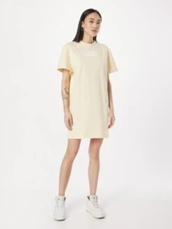 Lacoste Robes En Jersey Robe Femme Jaune Clair -Stil Femme Soldes Boutique d3b949ed6d4c0f838eb42e68c69daafb