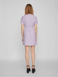Vila Robes Dété Robe D’été KAWA Femme Violet Pastel -Stil Femme Soldes Boutique d3e122cd2e006e979533e35987eede82