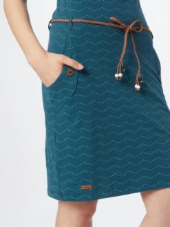 Ragwear Robes En Jersey Robe Tagg Femme Pétrole -Stil Femme Soldes Boutique d555f7416a8edc59146212a448d03111