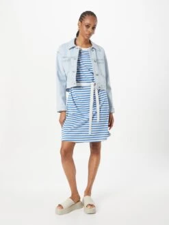 S.Oliver Robes En Jersey Robe Femme Bleu 10 S.Oliver Robes En Jersey Robe Femme Bleu -Stil Femme Soldes Boutique d568b9eb77babcd34b26841141e98498