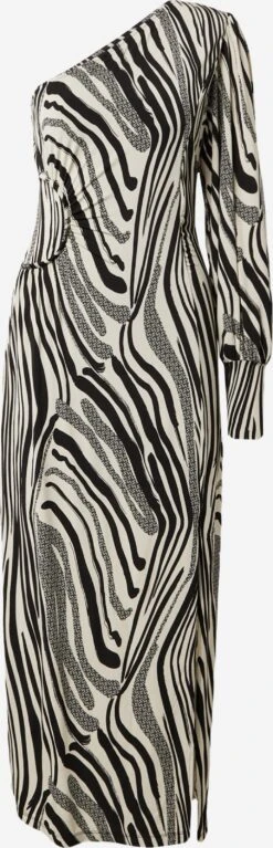 Gestuz Robes En Jersey Robe Oda Femme Noir