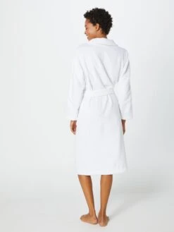 CALVIN KLEIN UNDERWEAR Peignoirs Peignoir Long Robe Femme Blanc -Stil Femme Soldes Boutique dddab2f000dfd0e00491f75b630411a4