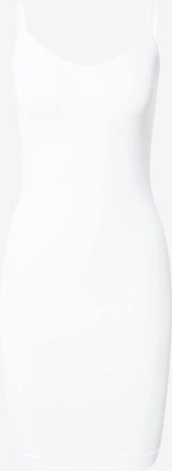 Pieces Tops Et Robes Sculpltants Robe Gainante Femme Blanc