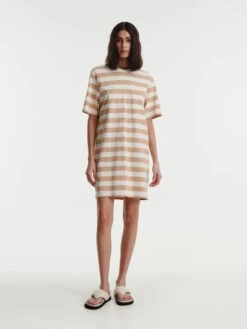 EDITED Robes En Jersey Robe Anina Femme Orange Pastel / Blanc -Stil Femme Soldes Boutique e77407736da8f5f8821a107cf4785c6d