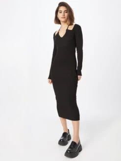 ONLY Robes En Jersey Robe INA Femme Noir -Stil Femme Soldes Boutique e9c8042df444db282303ed65030085a1