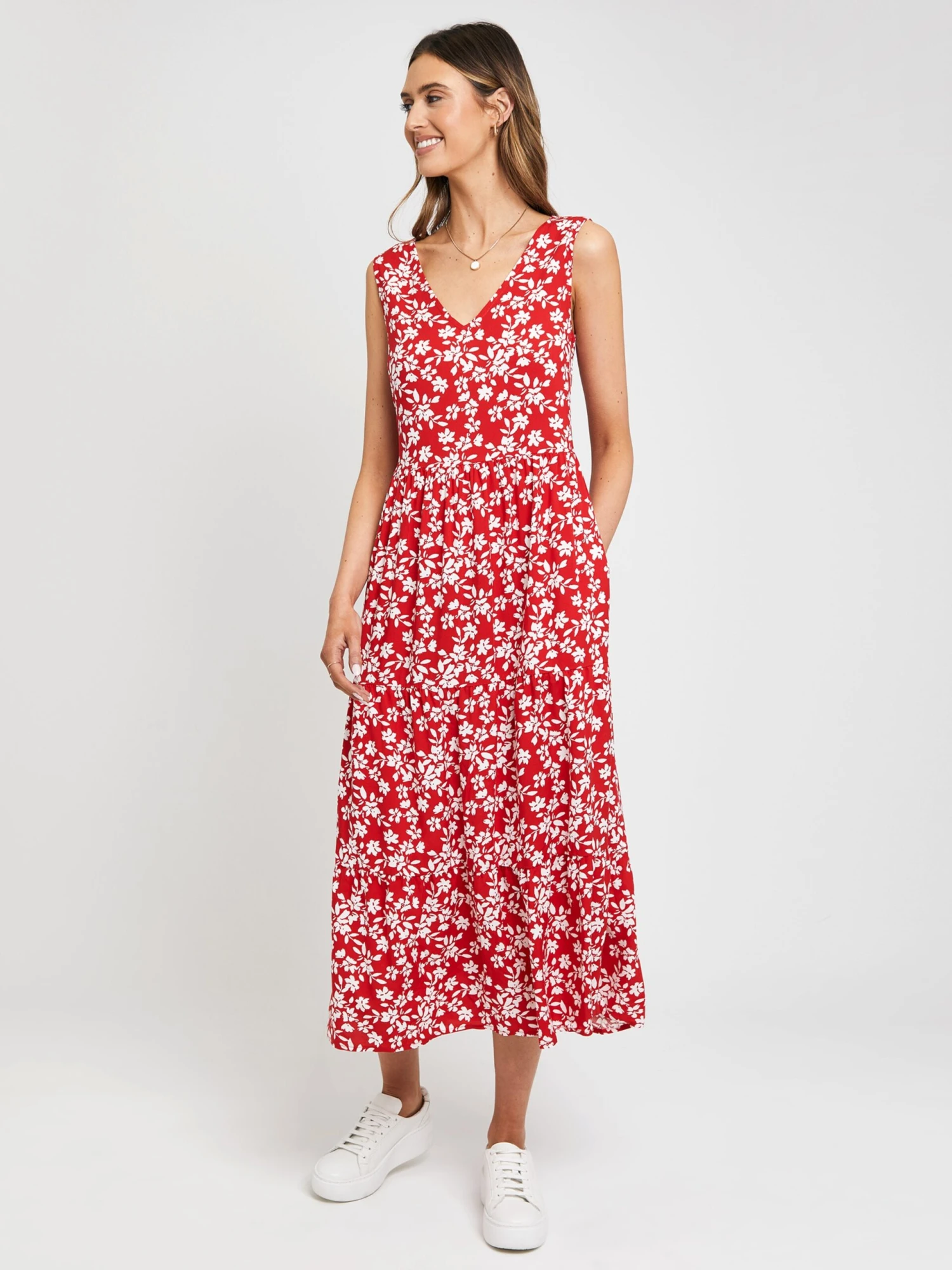 Threadbare Robes Dété Robe D’été Femme Rouge 6 Threadbare Robes Dété Robe D’été Femme Rouge – Image 4