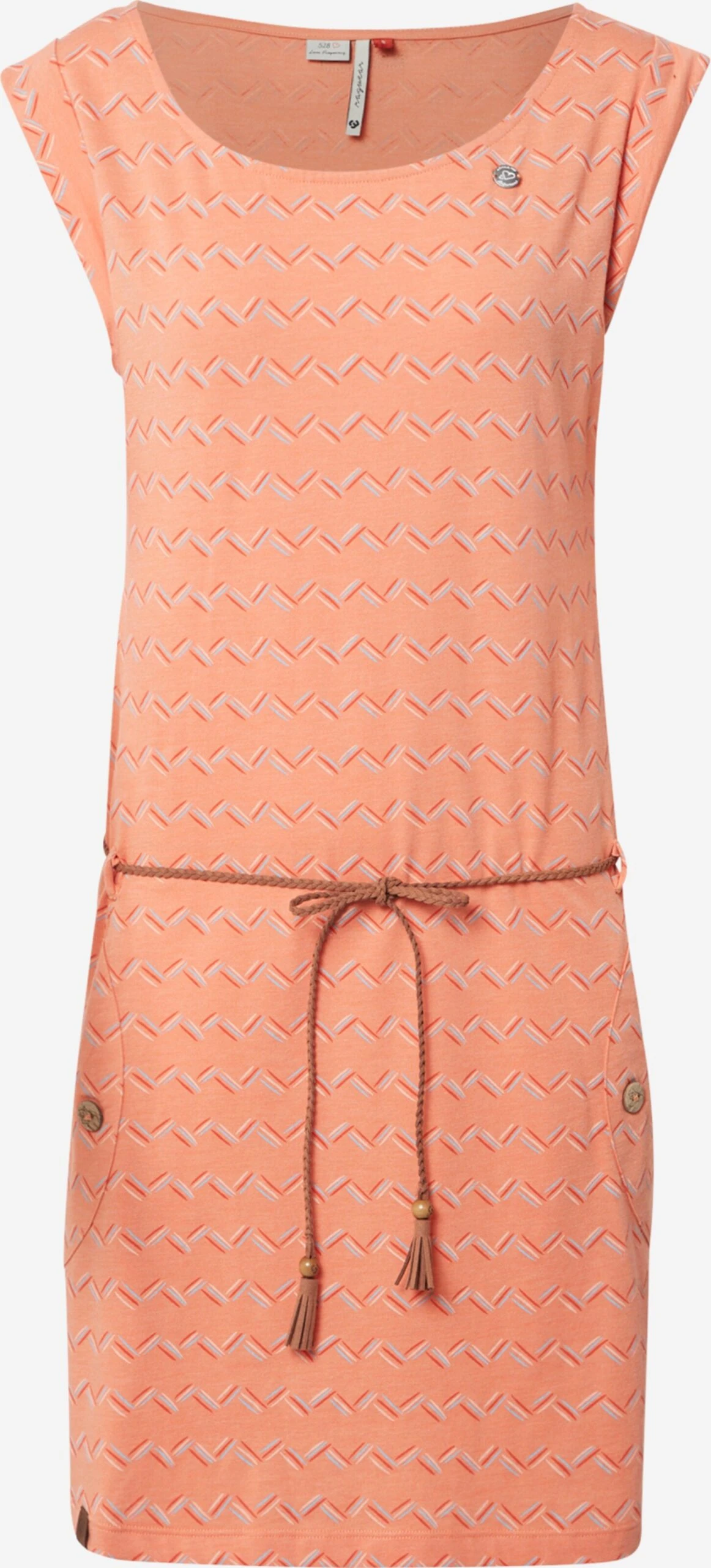 Ragwear Robes Dété Robe D’été TAG ZIG ZAG Femme Pêche 3 Ragwear Robes Dété Robe D’été TAG ZIG ZAG Femme Pêche