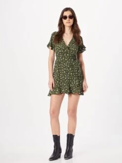 About You Robes Dété Robe D’été Jasmina Femme Kaki -Stil Femme Soldes Boutique fa66306c15bf1089984f286d2dc51f25