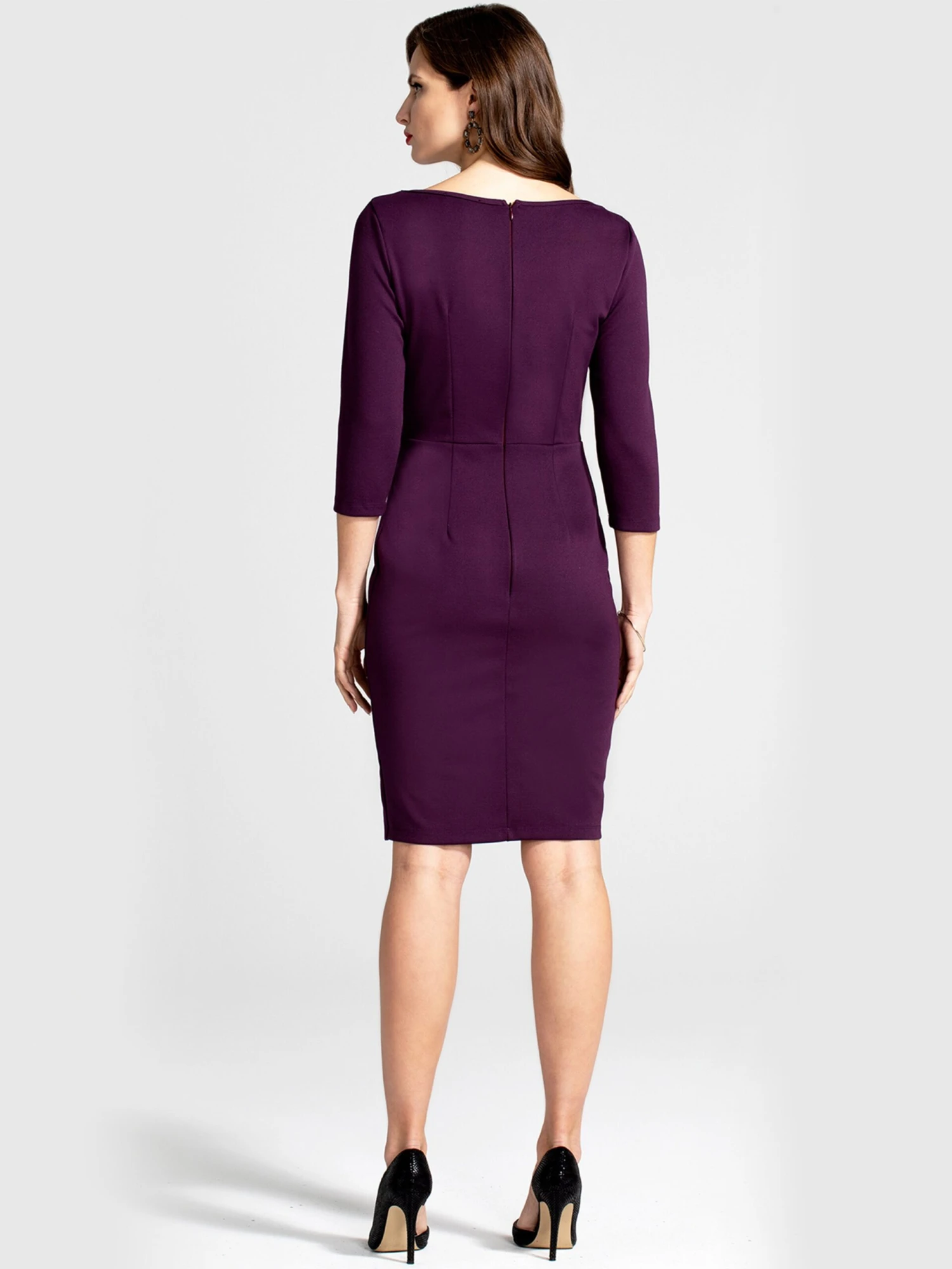 HotSquash Robes En Jersey Robe Femme Mûre 5 HotSquash Robes En Jersey Robe Femme Mûre – Image 3