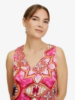 Vera Mont Robes Dété Robe D’été Femme Rose -Stil Femme Soldes Boutique fc3f277708d8d2c23ac5d582f5cd1ab7