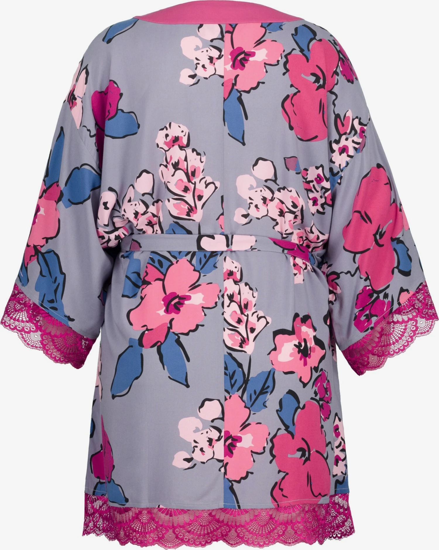 Ulla Popken Robes De Chambre Robe De Chambre Femme Gris 4 Ulla Popken Robes De Chambre Robe De Chambre Femme Gris – Image 2