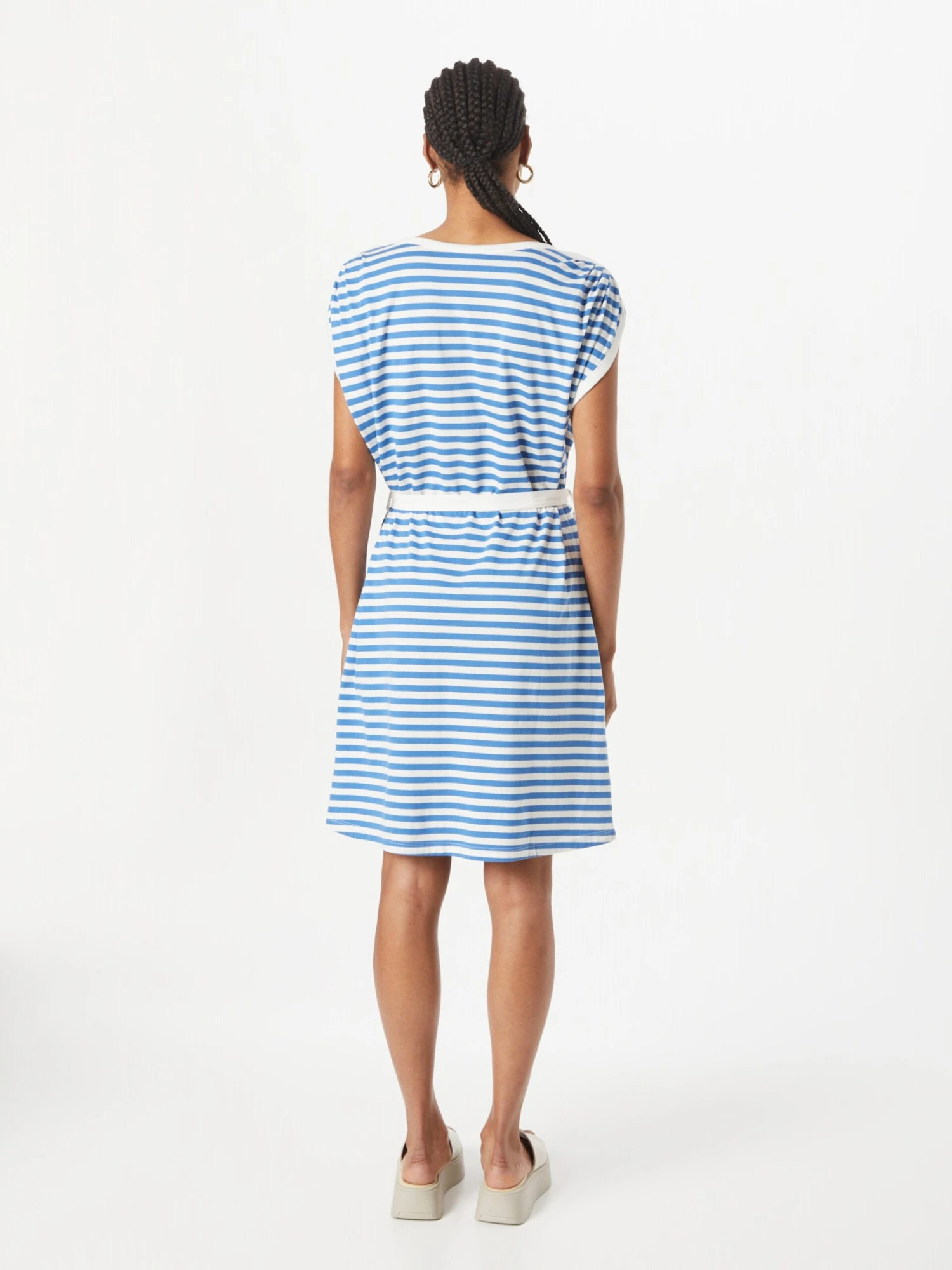 S.Oliver Robes En Jersey Robe Femme Bleu 5 S.Oliver Robes En Jersey Robe Femme Bleu – Image 3